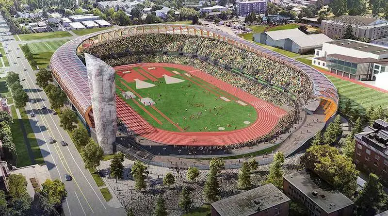 hayward field rendering