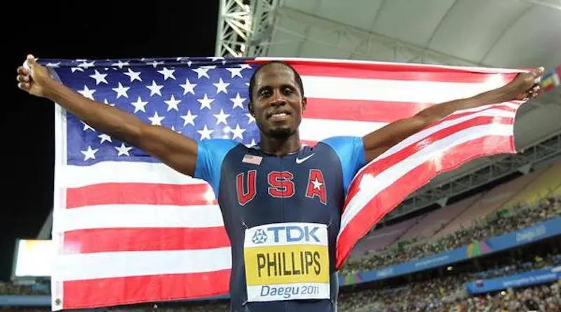 dwight phillips flag