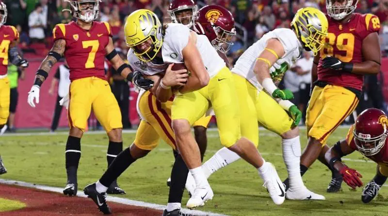 COLLEGE FOOTBALL: NOV 02 Oregon at USC