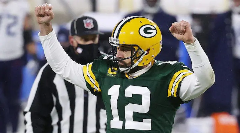 aaron rodgers 2021 playoffs
