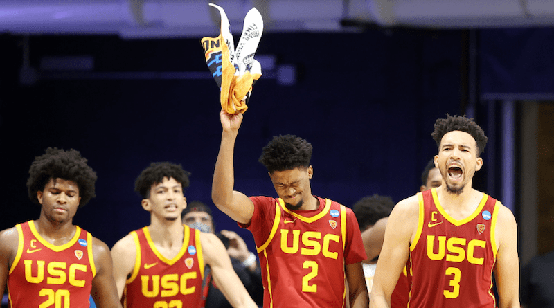 usc celebration ncaa tourn 21