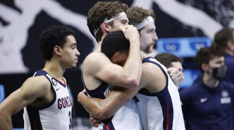 zags disappointed after nc loss