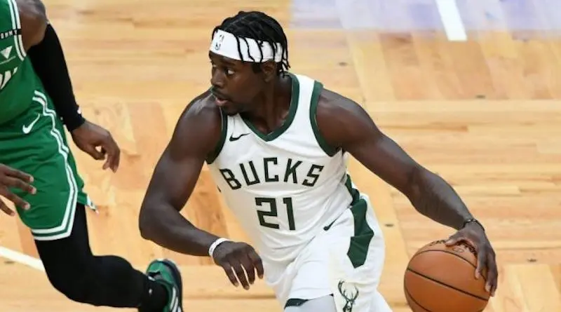 jrue holiday bucks white uni