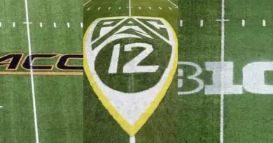 conf logos on field