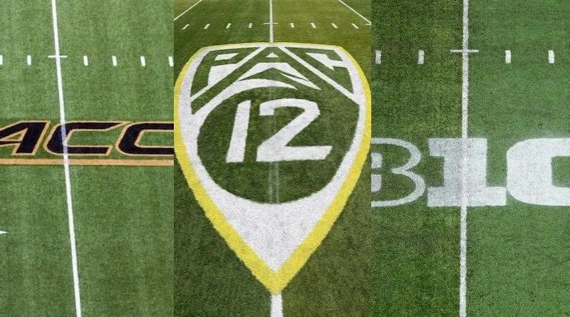conf logos on field