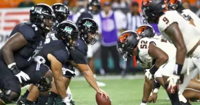 osu vs hawaii scrimage line