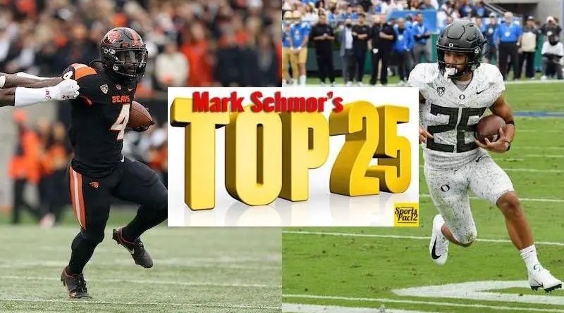 Schmor Top 25 Week 9