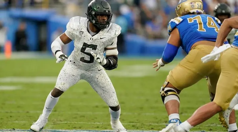 kayvon thibodeaux-2 oregon vs ucla 2021