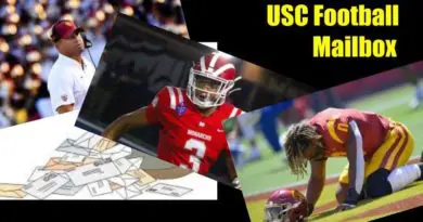 USC football mailbox
