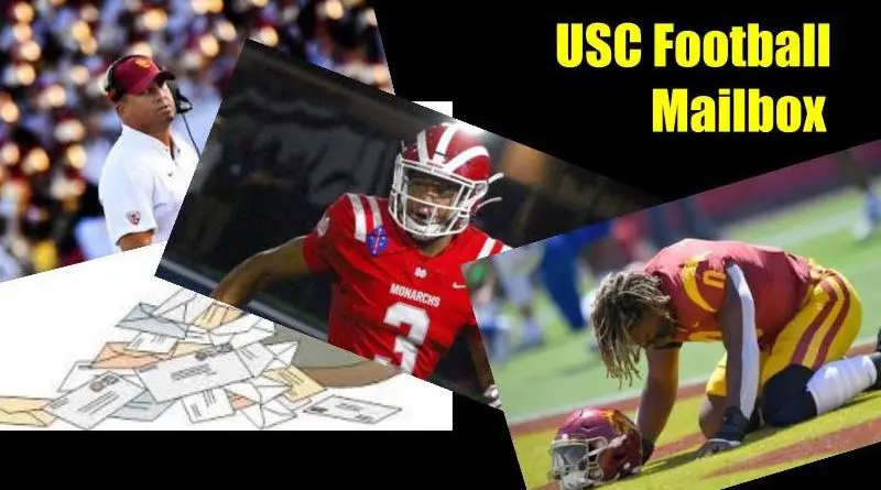 USC football mailbox