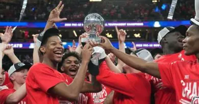 arizona celebrates p12 tourney title