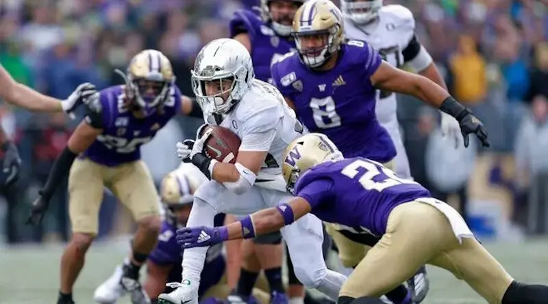 oregon in white at uw