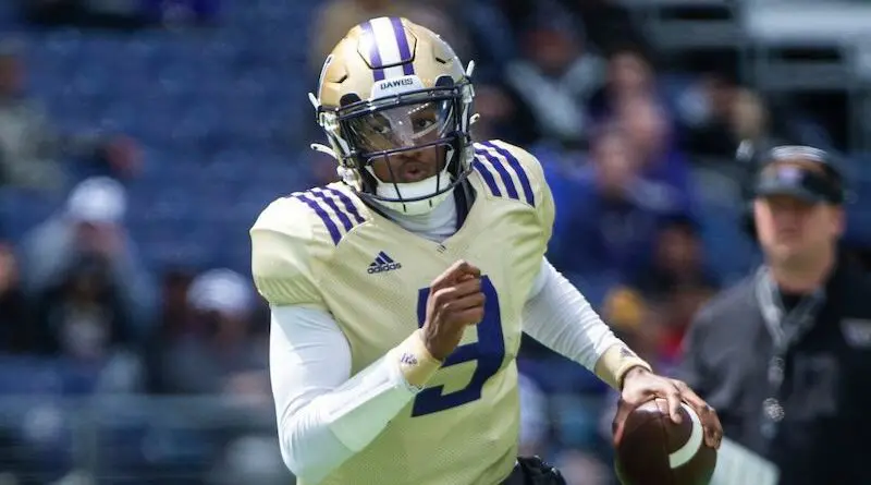 michael penix jr uw running