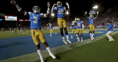 ucla football celebrating