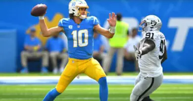 justin herbert vs raiders wk 1 2022