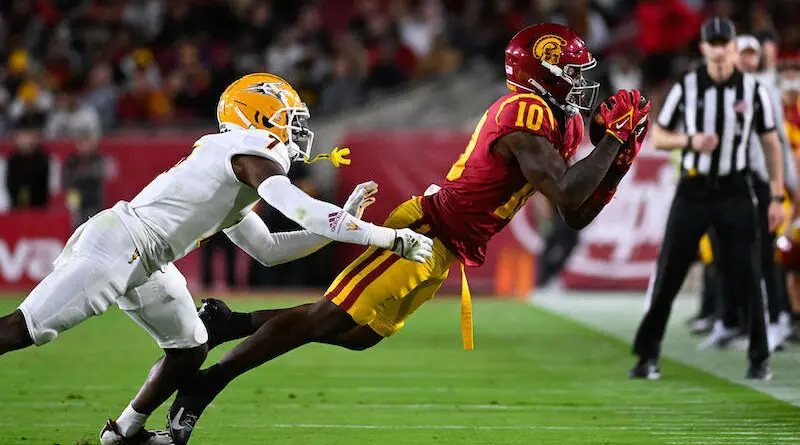 USC vs ASU Kyron Hudson