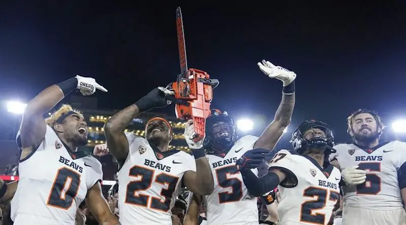 osu celebrating vs stanford football 2022