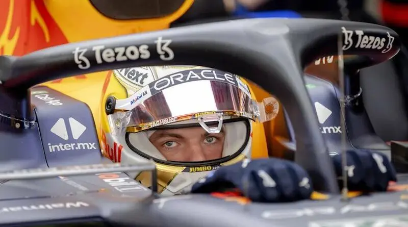 max verstappen in car