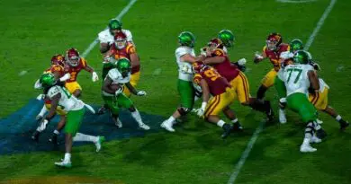 oregon at usc football
