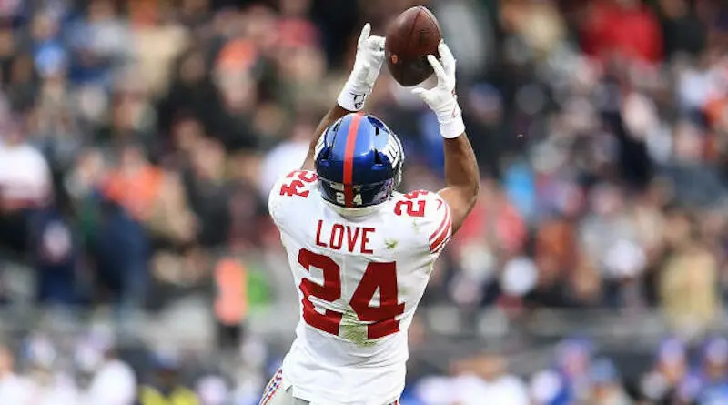 Julian Love with Giants