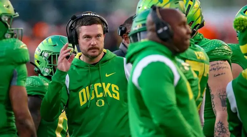 dan lanning on sidelines 2022