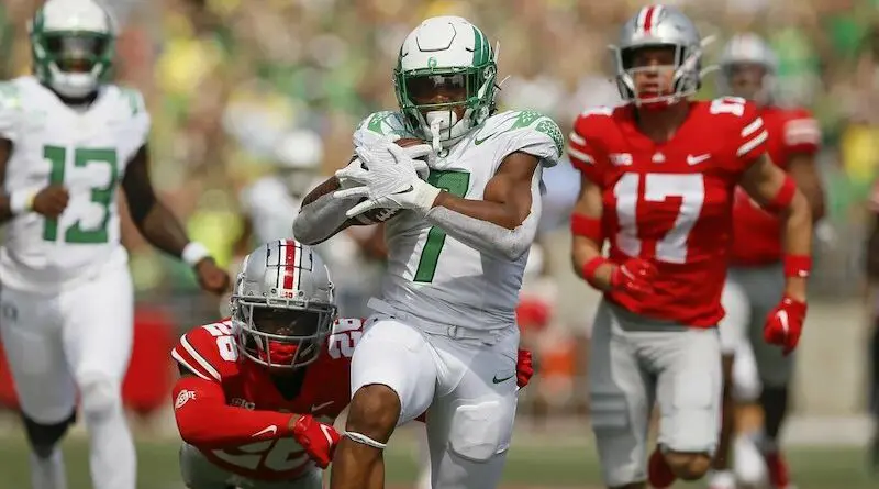 oregon's verdell runs against ohio state