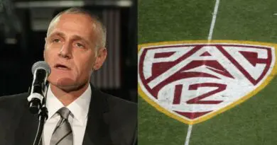 Big 12 commish and pac-12 logo