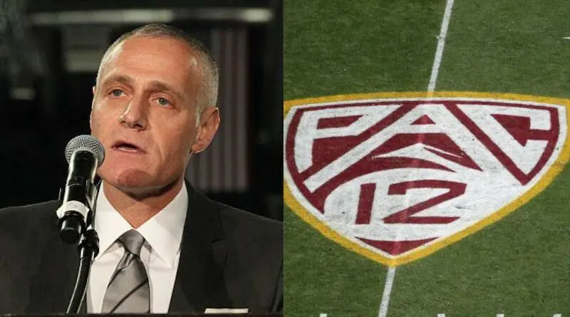 Big 12 commish and pac-12 logo