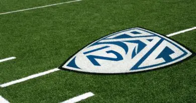 pac-12-football logo on field 23
