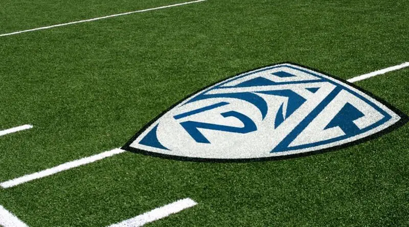 pac-12-football logo on field 23