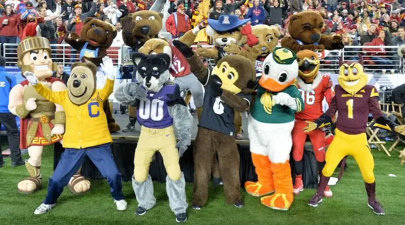 Pac-12 mascots