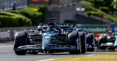 George Russell at Hungarian Grand Prix