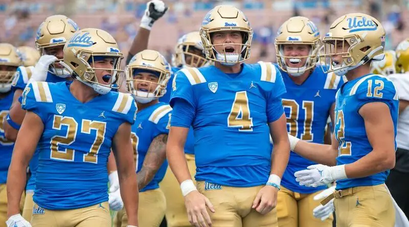 ucla football celebrating