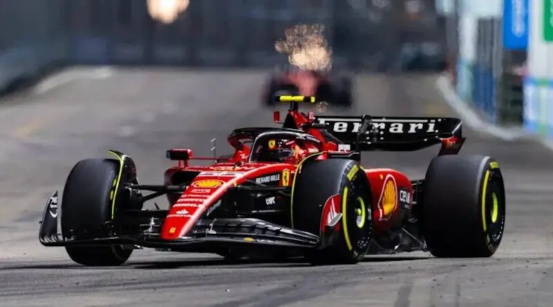 Carlos Sainz Singapore 2023