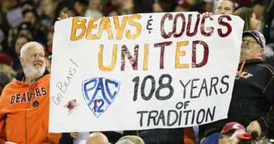 beavs and cougs united sign