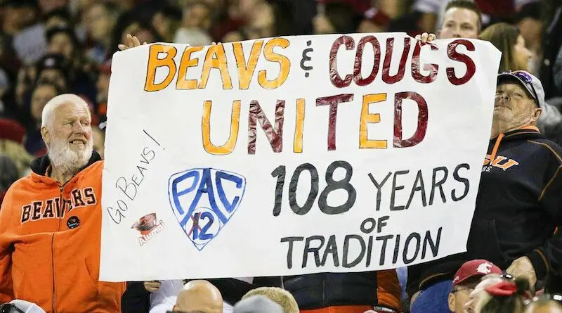 beavs and cougs united sign