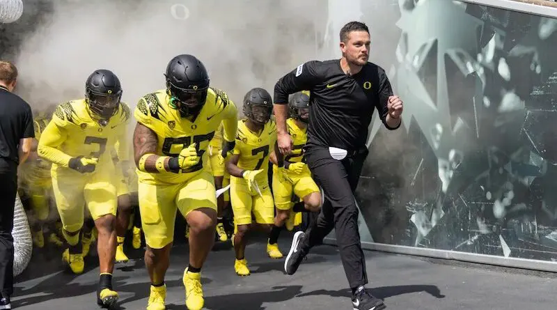 dan lanning running our with oregon ducks