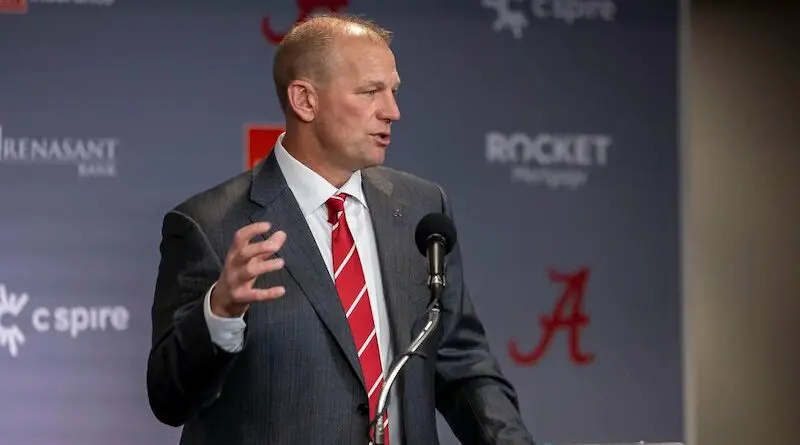 New Alabama football head coach Kalen Deboer