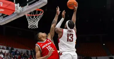 Washington State's Isaac Jones vs Arizona in 2024 | Geoff Crimmins/For The Spokesman-Review