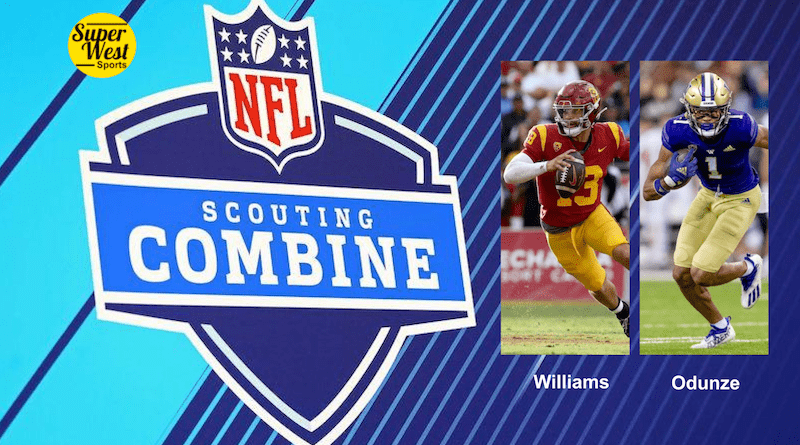 USC's Caleb Williams ad Washington's Rome Odunze are expected to go high in the 2024 NFL Draft