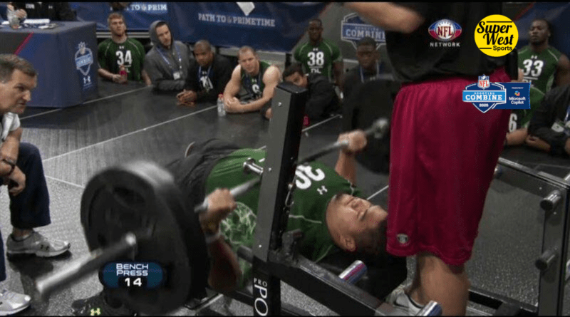 Oregon State's Stephen Paea set the NFL Combine bench press record in 2011. | NFL Network