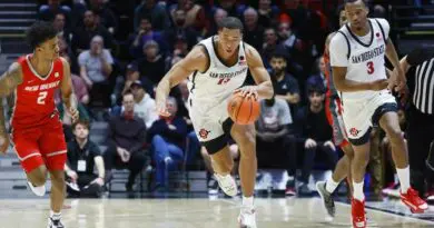 Jaedon LeDee and the Aztecs are back on top of the MW standings and a projected 4-seed in the NCAA tournament | K.C. Alfred/The San Diego Union-Tribune
