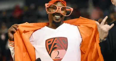 Fan at an Oregon State Football Game in 2023