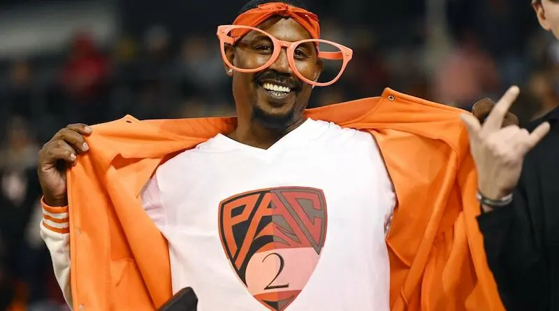 Fan at an Oregon State Football Game in 2023