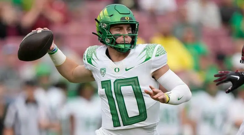 Former Oregon quarterback Bo Nix