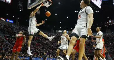 San Diego State and New Mexico split their games in the regular season and now meet for the MW Tournament Title | K.C. Alfred/The San Diego Union-Tribune