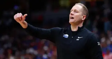 BYU men's basketball head coach Kevin Young at the NCAA Tournament