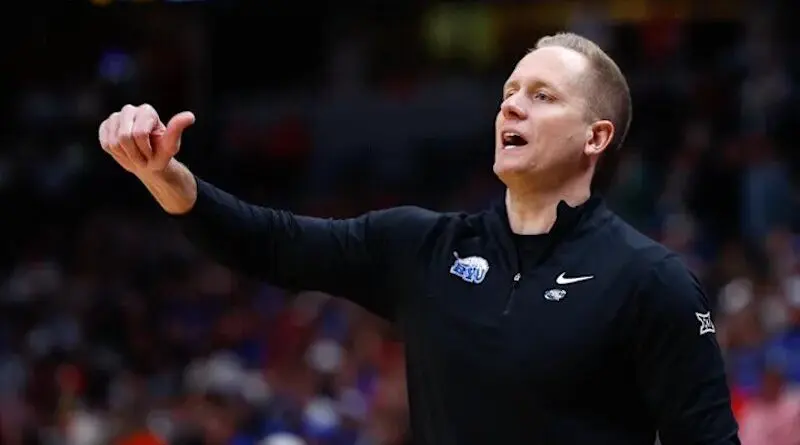 BYU men's basketball head coach Kevin Young at the NCAA Tournament