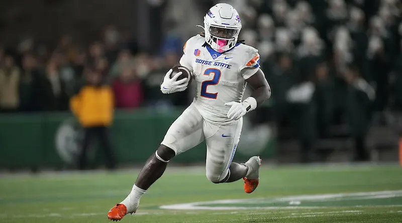 Boise State running back Ashton Jeanty seen against Colorado State on Oct. 14, 2023