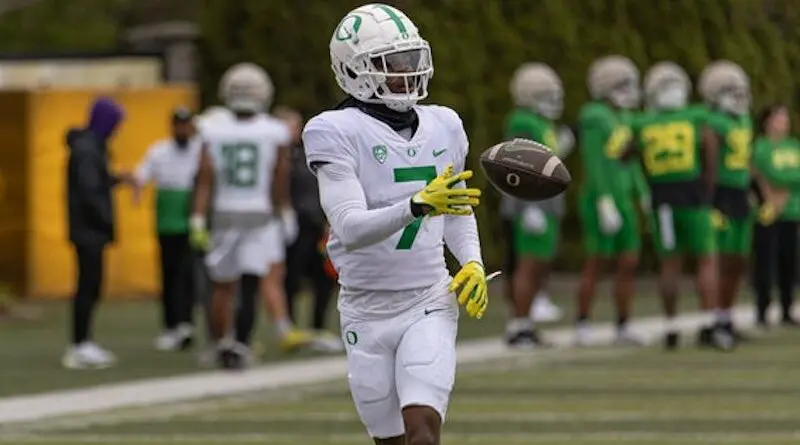 Former Texas A&M receiver is one of several talented players in Oregon's strong transfer class
